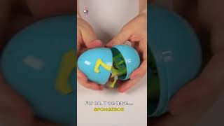 Learn Numbers with PlayDoh Surprise Eggs 🔢🎨🥚shorts diyvideos [upl. by Dorman]