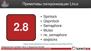 ОС 28 Примитивы синхронизации Linux [upl. by Aneeh]