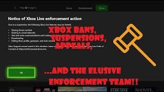 Xbox Bans Suspensions Appeals and the elusive Enforcement Team [upl. by Asek]