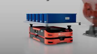 Automated guided vehicle AGV  One example [upl. by Ardyth315]