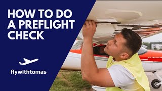 How to do a preflight check for a light aircraft  4K [upl. by Eintruoc759]