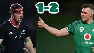 All Blacks Vs Ireland Three Test Series  BEST Bits  Plays Tries Hits Turnovers amp Breaks [upl. by Mecke]