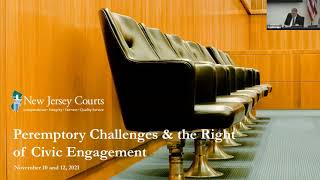 Judicial Conference on Jury SelectionPeremptory Challenges and the Right of Civic Engagement [upl. by Demaggio]