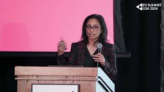 EV SUMMIT USA  Lunchtime Keynote Shweta Shah Associate Vice President Geotab [upl. by Annoynek]