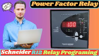 How to do Power Factor Relay programming  Schneider R12 Power factor relay Programing [upl. by Uzia549]