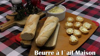 Recette de Beurre à lail Maison facile et rapide [upl. by Temhem]