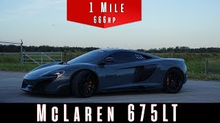 2016 McLaren 675LT Top Speed Test [upl. by Melony]