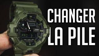 Comment Changer la Pile d’une Montre Casio GShock [upl. by Jurgen]