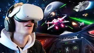 Star Wars Squadrons In VR On The Oculus Quest 2 Is A Blast [upl. by Enner]