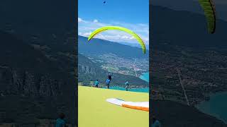 Wheelchair paragliding in Annecy [upl. by Bunce]