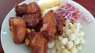 CHICHARRON DE CERDOCHANCHORECETA PERUANA [upl. by Kehsihba]