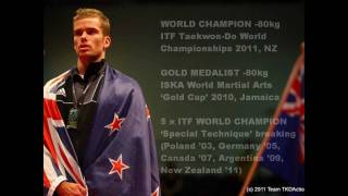 Carl van Roon  ITF TaekwonDo Athlete Highlight Clip 2011 [upl. by Sucramraj991]