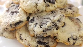 BEST Oreo Cheesecake Cookies  5 Ingredients ONLY  Simply Bakings [upl. by Shig122]