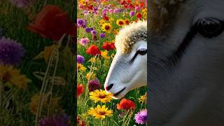 Sheep sniff out a mobile phone nature real sheep reallife bavaria farming curious pet love [upl. by Ellehcal]