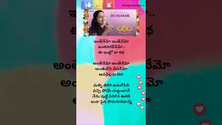 Laggam movie intenemo intenemo song lyrics💖telugusongss trending ytshorts music [upl. by Adle]