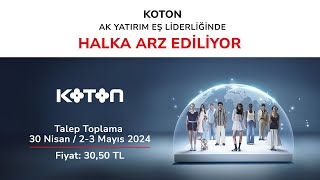 Koton Halka Arzı Bilgilendirmesi [upl. by Corry]