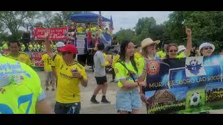 Wat Murfreesboro Tennessee parade 2023 Lao New Year [upl. by Nnaeerb]