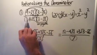 Rationalize the Denominator and Simplify With Radicals Variables Square Roots Cube Roots Algebra [upl. by Tserrof332]