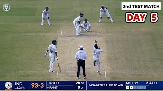 India vs Bangladesh 2nd Test Highlights 2024  IND vs BAN 2nd Test Day 5 Full Match Highlights 2024 [upl. by Amehsat]