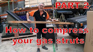 How to compress your gas struts [upl. by Ardnuhsed782]