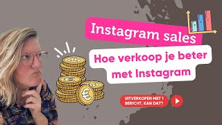 Geen tot weinig verkopen vanuit Insta [upl. by Emerick]