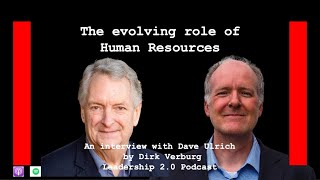 The evolving role of the HR function  Dave Ulrich [upl. by Florie387]