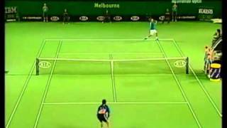 HL Roger Federer vs Marat Safin 2005 Australian Open SF 22 [upl. by Enelegna]