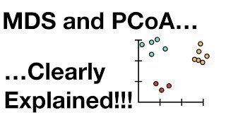 StatQuest MDS and PCoA [upl. by Rajiv920]