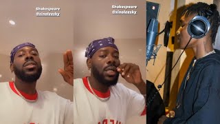 Zinoleesky React as Adekunle Gold Praise him and Vibe to their New Song  Party no Dey Stop [upl. by Dowdell537]