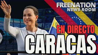 DIRECTO  CARACAS  MARIA CORINA MACHADO venezuela Edmundo Gonzalez Urrutia [upl. by Zenia971]