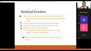 Dialysis Clearance and Adequacy  Part 2  Ali Elhadidy [upl. by Zetram951]