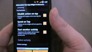 Minimalistic Text Android Widget App Review [upl. by Ennovoj618]