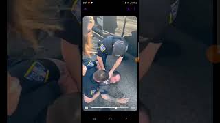 Middletown Ohio police officers assault and violate drivers amendment rights [upl. by Thorstein251]