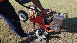 How To Use A Tiller To Remove Grass Weeds And Gardening [upl. by Enyamrahc169]