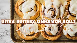 Homemade Buttery Brioche Cinnamon Rolls [upl. by Bent551]