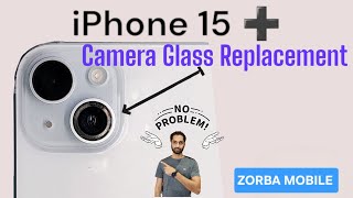 iPhone 15 plus Camera Glass Replacement [upl. by Artiek]