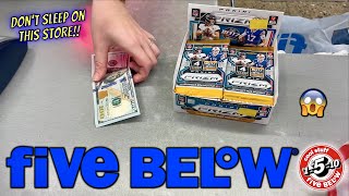 FINDING THE RAREST BOX OF FOOTBALL CARDS AT FIVE BELOW 🤑 [upl. by Tyne]