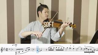 Andante from Violin Sonata in E♭ 2nd movt Grade 6  PlayAlong Series [upl. by Ppik]