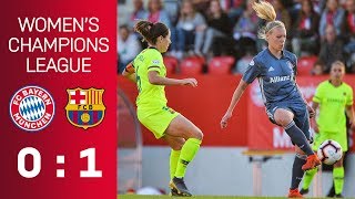 FC Bayern vs FC Barcelona 01  UEFA Womens Champions League  SemiFinal  ReLive [upl. by Iinde]