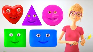 Colors Song Learn Colors and Animated Videos for Babies [upl. by Hairabez]