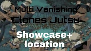 Shindo Life 2  Multi Vanishing Clone Jutsu Spawn  Location [upl. by Whit517]