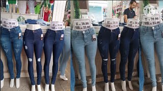 📍 CALÇAS JEANS FEMININA 3000 MUITO BARATO DIRETO DA FÁBRICA FEIRA DA FUNDAC CARUARU PERNAMBUCO [upl. by Olivie840]