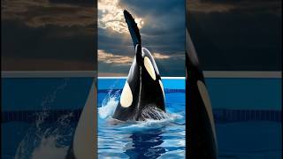 Killer Whales Gentle Giants with Deadly Skills shorts [upl. by Orvil364]