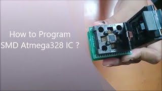 How to Program SMD Atmega328 TQFP32 IC [upl. by Eloisa]