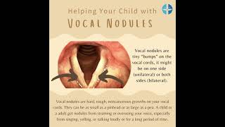 Helping Your Child with Vocal Nodules [upl. by Cooperstein]