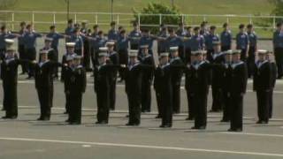 Royal Navy HMS Raleigh Cunningham Division Passing out Parade May 21st 2010 Part 1 [upl. by Terrag]