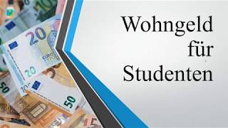 WOHNGELD für STUDENTEN 2020 [upl. by Davin]