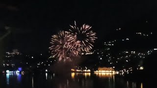 Capodanno 2024  Fuochi dartificio Lago di Como [upl. by Engelhart]