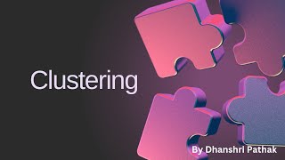 CLUSTERING K‐MEANS CLUSTERING [upl. by Reese]