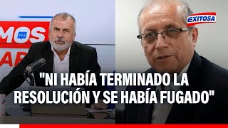 🔴🔵Nicolás Lúcar sobre Nicanor Boluarte quotNi había terminado la resolución y se había fugadoquot [upl. by Schnurr]